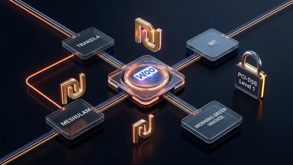 Connecting Israeli Payment Gateways to WooCommerce: Tranzila, Cardcom, Meshulam & Bit - BrandMeWeb